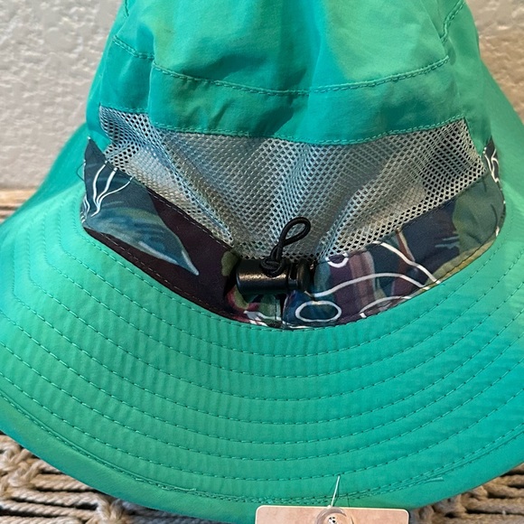 Panama Jack Green Tropical Mesh Nylon Boonie Sun Hat - Picture 11 of 13